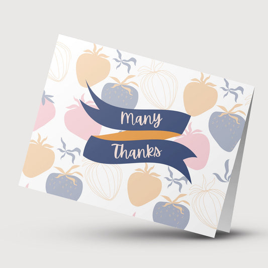 Strawberry Thank You Cards